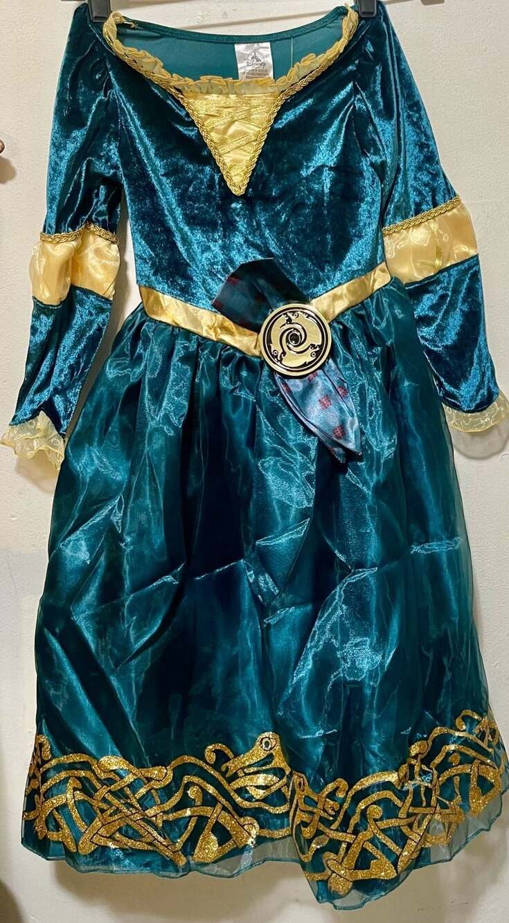Disney Store Brave Princess Merida Costume Dress Size 5/6
